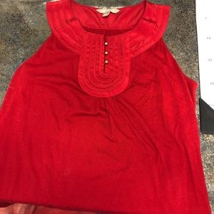 Banana republic red blouse/tank